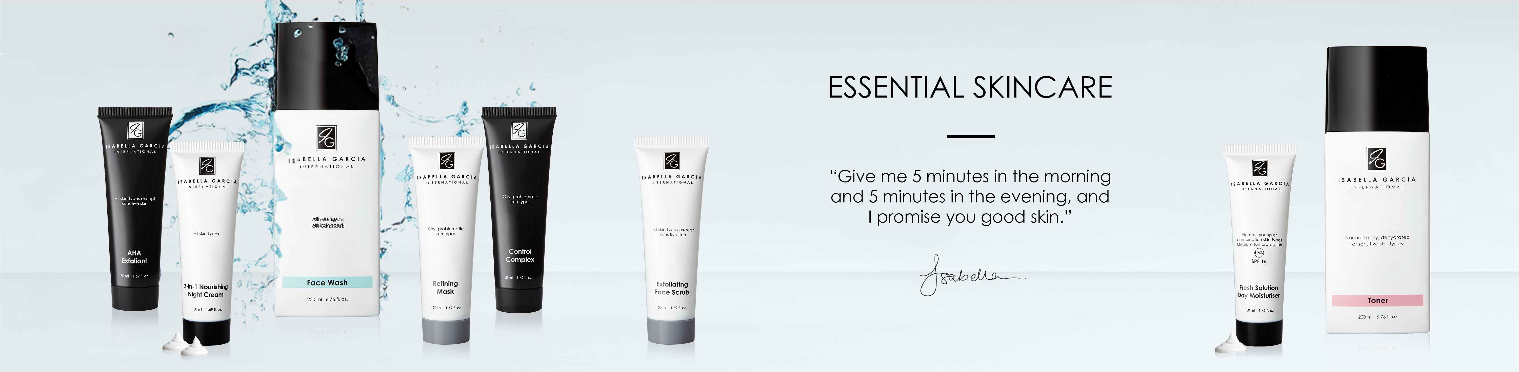 Essential Skincare Collection Isabella Garcia International